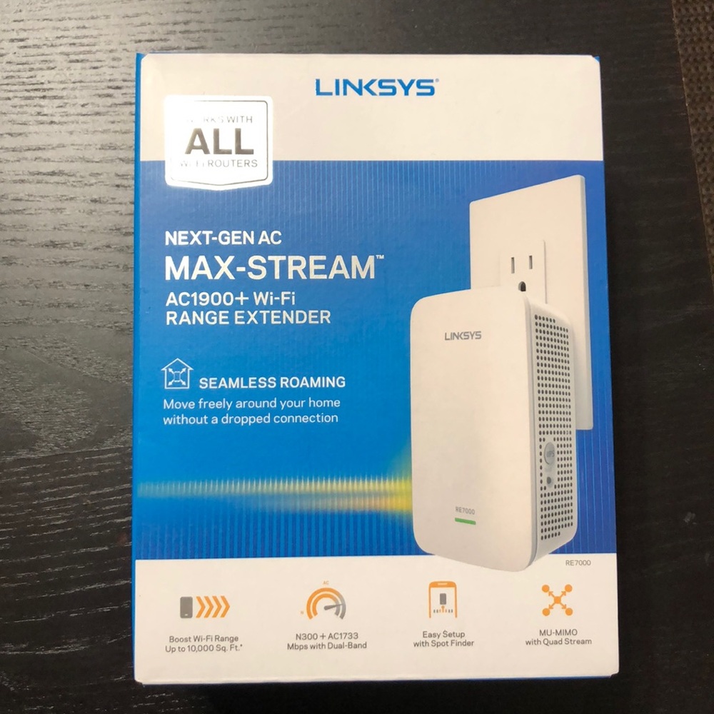 Linksys next gen ac range extender